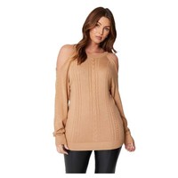 Be You - Pullover FüR Damen, Schulterfrei, Feinstrick (GT16943)