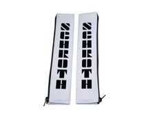 Schroth Gurtpolster silber 2" (50mm) mit Flock - 1 Paar