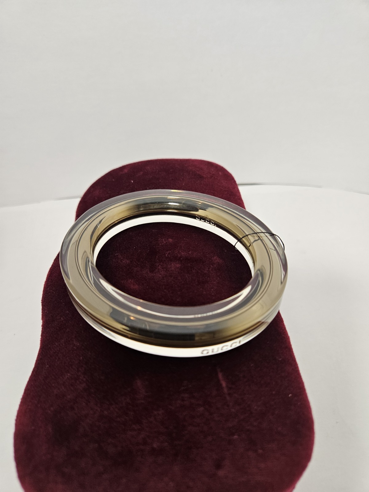 Gucci Plexiglass Transparent Bangle - image 2