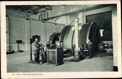 Postcard Upper Silesia, conveyor, the Song of Songs of German Work,... - 3630913