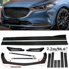 Front Bumper Lip Spoiler Splitter Car Body Rear For Mazda 2 3 6