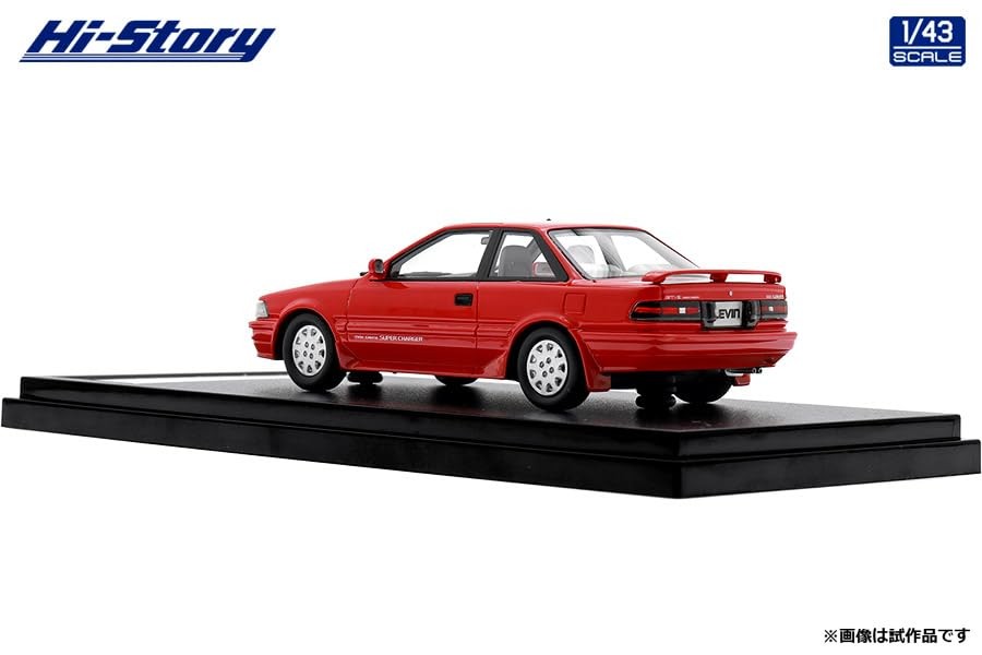 自動車 Hi-Story 1/43 Toyota COROLLA LEVIN Hi Story 1/43 Toyota Corolla Levin GT-Z 1987 Super Red II JDM AE92