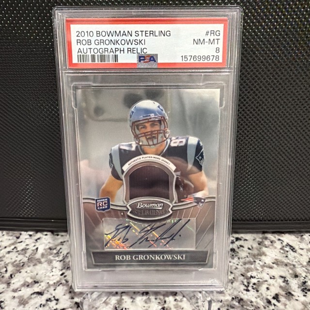 Rob Gronkowski 2010 Topps Bowman Sterling Autographs