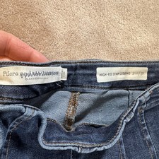 Pilcro By Anthropologie women's High Rise Denim Legging Stretch Blue Size 31