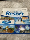 wii sports resort cardboard sleeve Cib