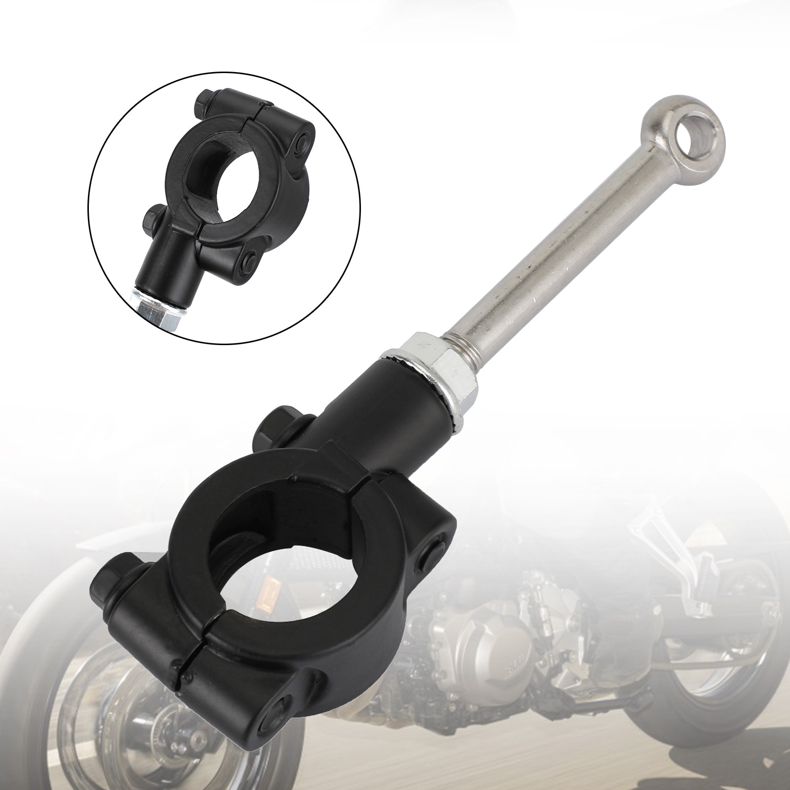 Universal Motorcycle Stand Kickstand Extension Kit 20-23MM Scooter Support Tool