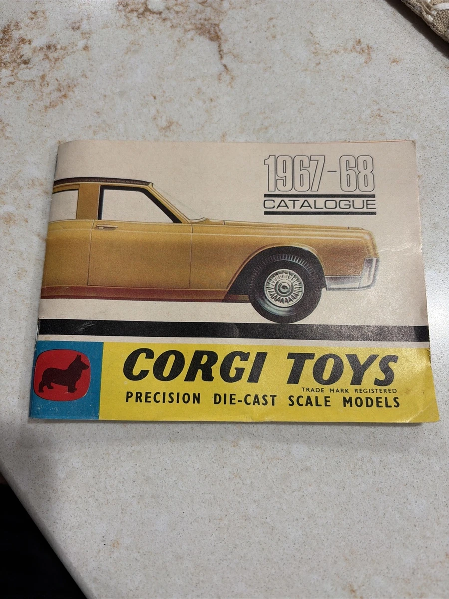 Catalogue Corgi Toys 1968 Complet 47 Pages - Très Bon État - Collection