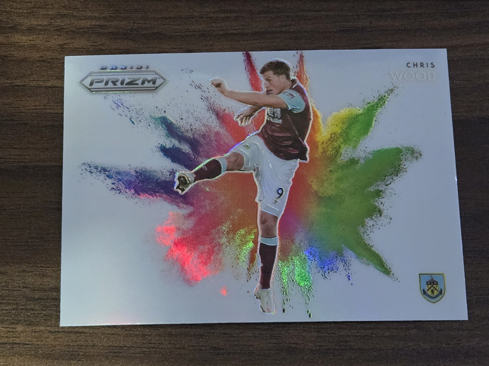 Chris Wood Color Blast Panini Prizm 2020-21 Premier League Burnley #7