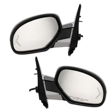 Power Mirror Set For 07-14 Cadillac Escalade Left Right Heated with Puddle Lamp