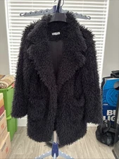 Women’s Plushy Fuzzy Open Front Cardigan- Size Small- Brand It Girl