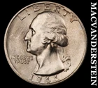 1944-S Silver Washington Quarter - Choice Gem Brilliant Uncirculated++++  #M9475