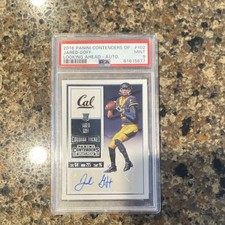 Panini 2016 Contenders Jared Goff Looking Ahead Auto Rookie #102 PSA 9