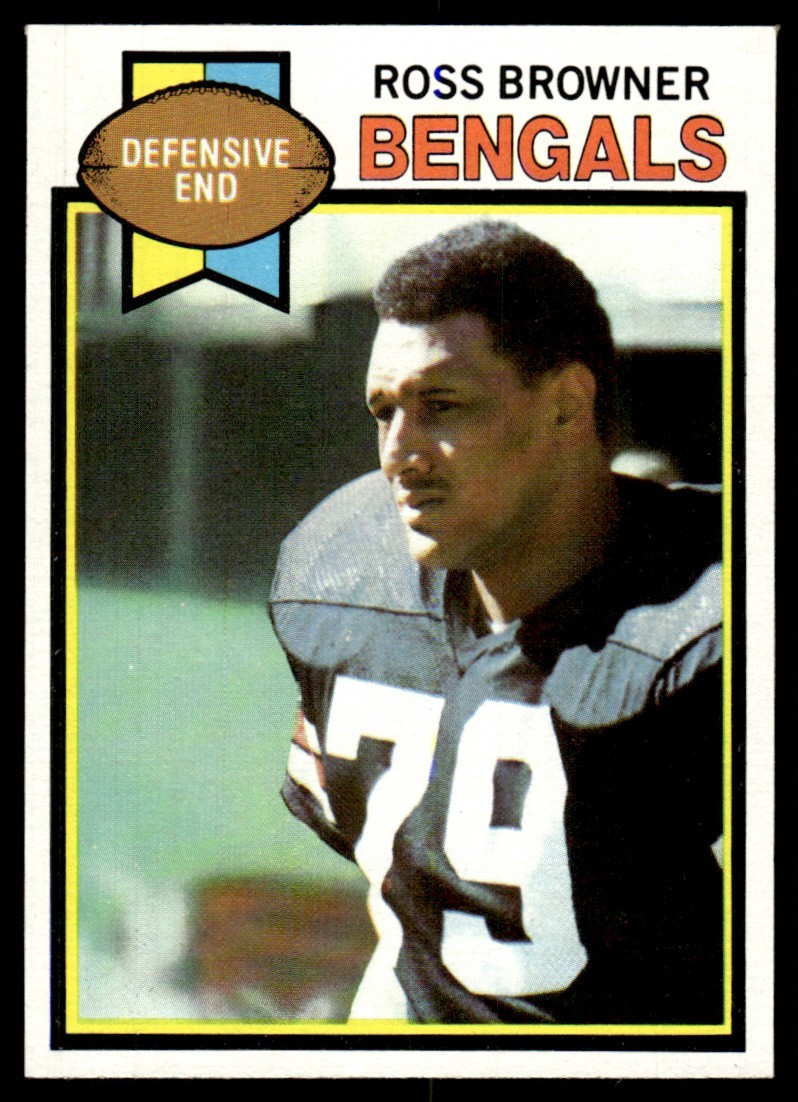 1979 Topps Ross Browner Rookie Cincinnati Bengals #135