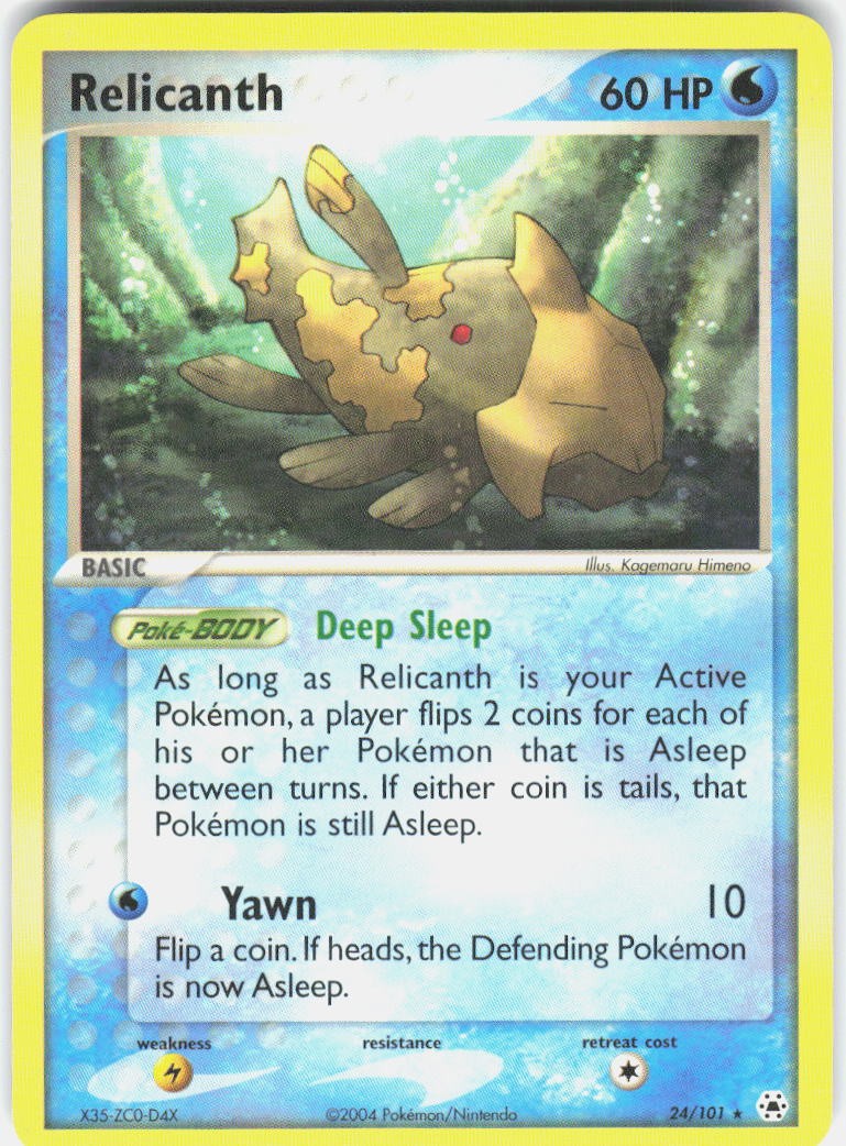 Relicanth Rare Hidden Legends 24/101 MP