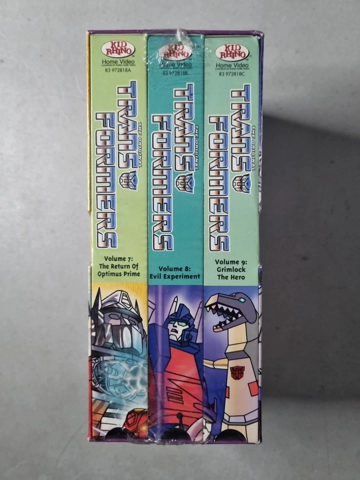 The Original Transformers VHS box set volume 7 8 9 Brand New Sealed  - Image 3 of 4