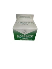 BiOFREEZE COOL THE PAIN FAST ACTING MENTHOL-PAIN RELIEF CREAM Net wt 3 OZ (85 g)