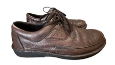 CLARKS NATURE II BROWN LEATHER LACE UP OXFORDS MENS SZ 14