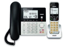 VTech Cordless Phone System with Digital Answering System, Caller ID, Call Block