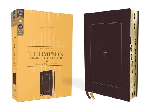 KJV, Thompson Chain-Reference Bible, Leathersoft, Burgundy, R... - 9780310459224