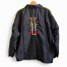 Vintage Kill Bill Volume 2 Movie Crew Promo Zip Up Yellow Striped Mens XL Jacket