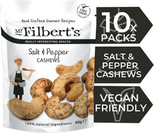 Mr Filbert'S - Salt and Pepper Cashews 40G
