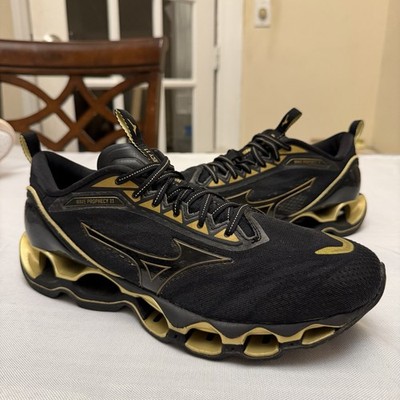 Mizuno Men's Running Shoes Wave Prophecy 11 Black x Gold J1GC2200 58 Sz 11  