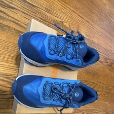 Merrell Moab Speed Low WP Waterproof Blue Unisex Kids Sneakers US 3 EU 34