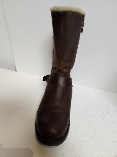 Clarks Orinoco ART Boots - Women's Fur Trim Lined Leather Chucka Uk 5.5 D EU 39 - Picture 9 of 18