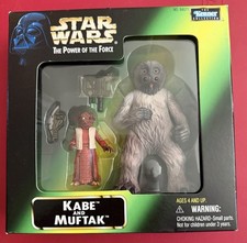 New In Box Star Wars Power Of The Force Kabe And Muftak
