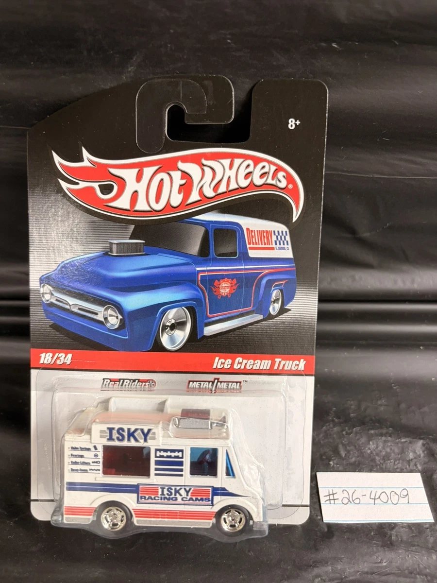 Hot Wheels Contemporary Manufacture Diecast Ice Cream Trucks for