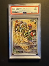2024 Pokémon Paradox Rift Cyclizar 215/182 PSA 9 Mint Illustration Rare Full Art