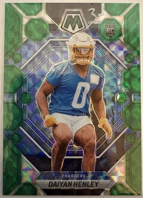 2023 Panini Mosaic - Rookies Daiyan Henley #304 Green Mosaic Prizm (RC)