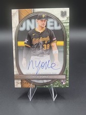 Nick Yorke 2025 Topps Museum Collection Archival Auto RC /199 #AA-NY Pirates