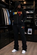 Color Block Jogger Sweatsuit By The 2Fifty2 Brand