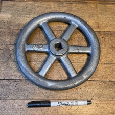 Vintage CAST IRON Hand Wheel Industrial Machinery Valve Handle 7¾