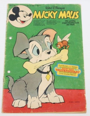 Walt Disney's ''Mickey Maus'' #9/26 German Mickey Mouse Comics 1977 Bronze Age
