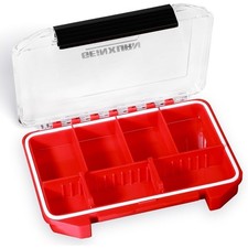 IPX4 Waterproof Small Storage Parts Organizer, Small Parts Case with Removable