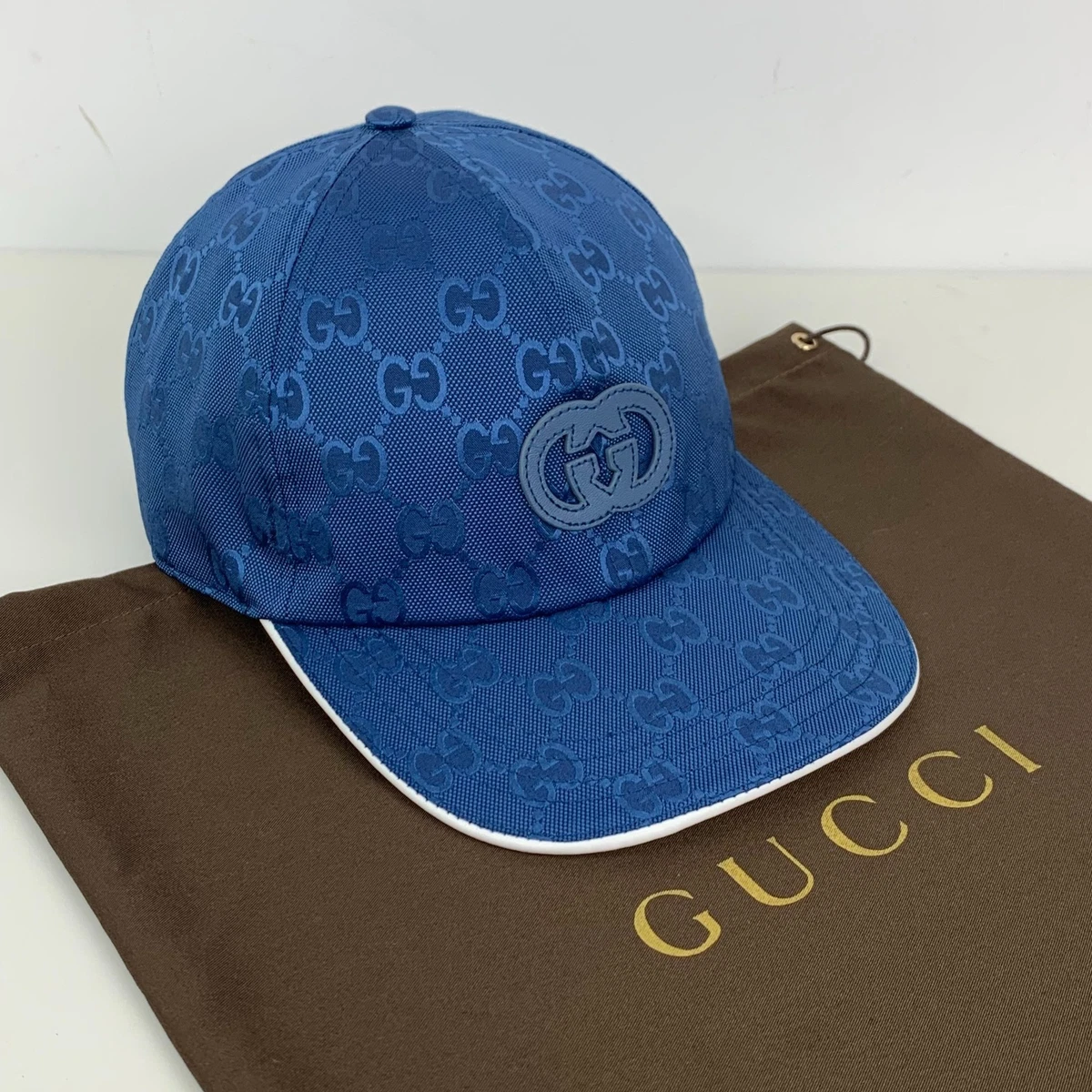 【美品】GUCCI ラメ GG柄 キャップ XL メンズ ユニセックス ブルー Gucci Men's Blue Baseball Caps | eBay