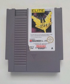 Elite Nintendo NES Game Boxed with Manual 1991 Working Very Rare Good Condition