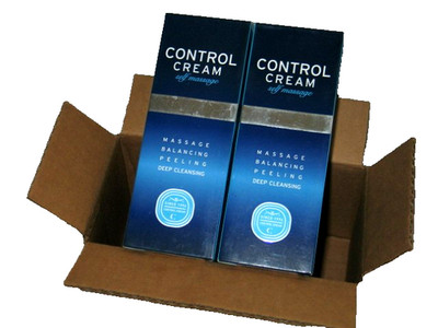 Charmzone 2 Tubes CONTROL CREAM Self Massaging 10.14fl.oz Peeling Deep Cleansing