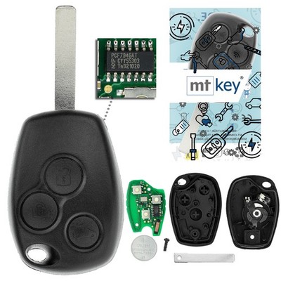 Funk Schlüssel 434MHZ VA6 VA2 für RENAULT CLIO II III TWNGO II Fernbedienung