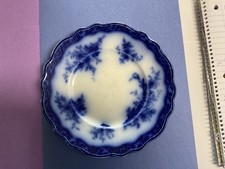 Antique Henry Alcock Touraine Flow blue salad plate