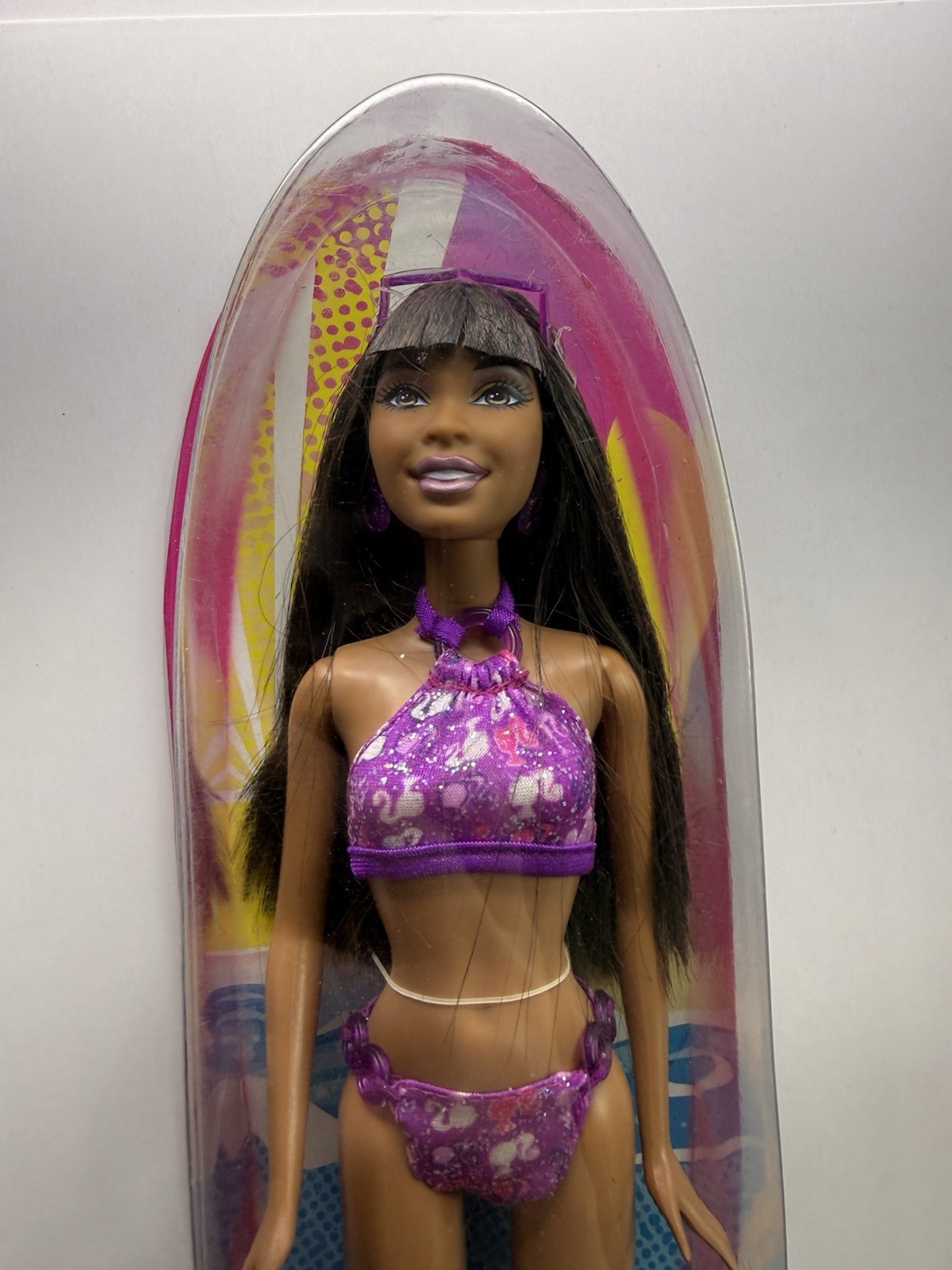 Barbie Bath Play Fun Nikki Doll AA African American Beach Pu