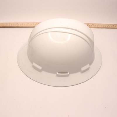 Body Guard Ridge Full Brim with Ratchet Suspension Hard Hat White FB1