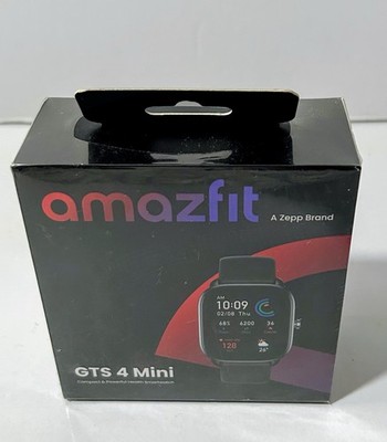 Amazfit GTS 4 Mini Smartwatch - Midnight Black New Sealed