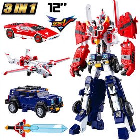 3 in1 Tobot V Galaxy Detective Transform Robot - King Titan Mecha Car Toy NO BOX