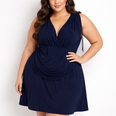 kiyonna plus size bridesmaid dress Kiyonna Plus Size Veronica Ruffled Evening Gown