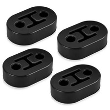 Rubber Exhaust Hanger, Muffler Exhaust System, Heavy Insulator 4PCS-Black