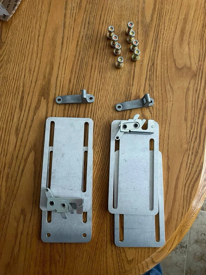 Quick Release Adjustable Splitter Bracket Pair. Billet 6061 100% made in the USA - Image 2 of 4