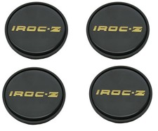 4pcs 1985-1987 Wheel Center Hub Cap 16inch For Iroc Z Set Z28 Glod Black